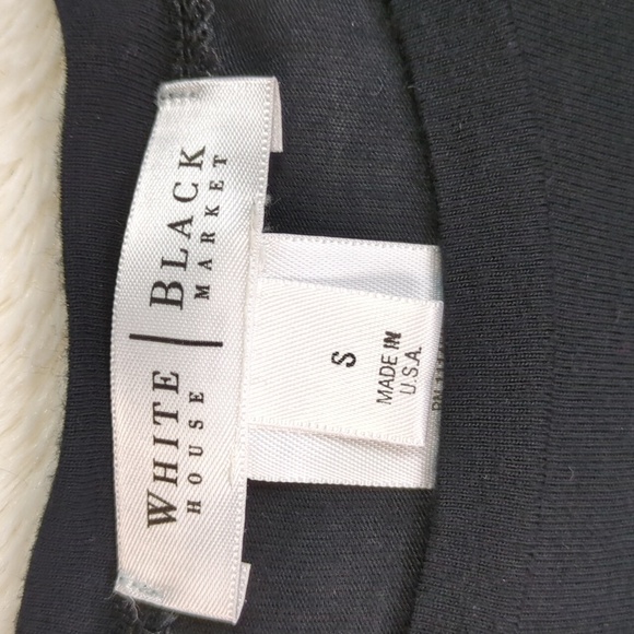 White House Black Market Off-Shoulder Ruched Side Rayon Dress - Picture 11 of 15